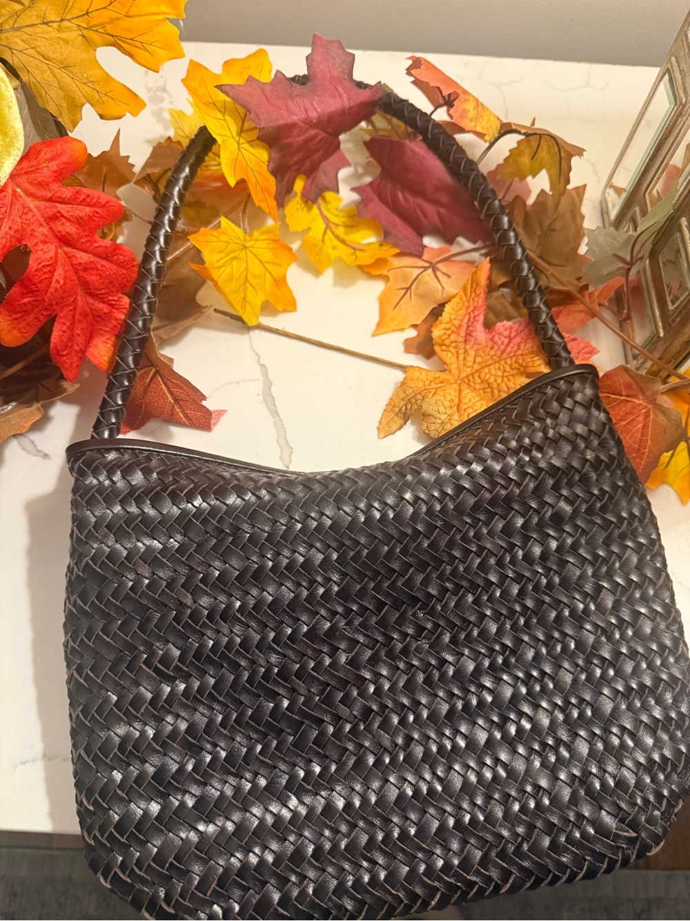 Woven Shoulder Bag